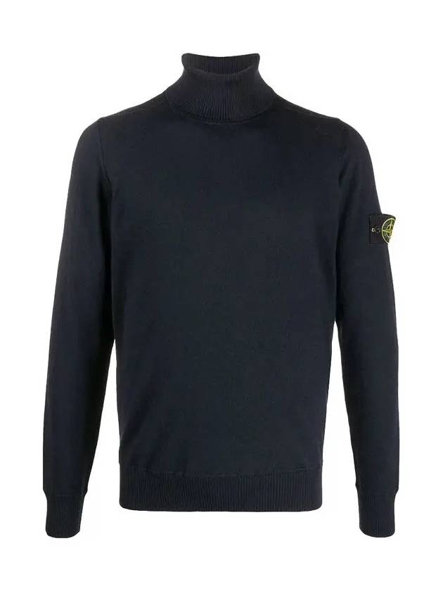 Waffen Patch Turtleneck Navy - STONE ISLAND - BALAAN 3