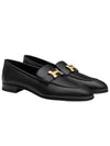 Paris Goatskin Loafers Permabrass Noir - HERMES - BALAAN 2