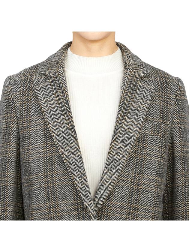 Charlyne Single Breasted Wool Blazer Jacket Grey - ISABEL MARANT - BALAAN 7