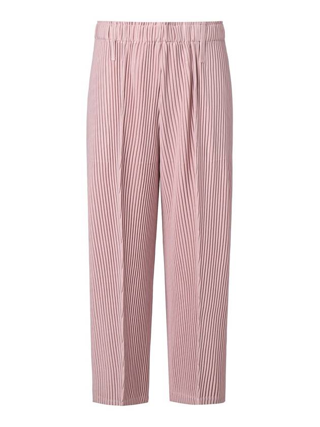 Pleated Straight Pants Light Pink - MONPLISSE - BALAAN 2