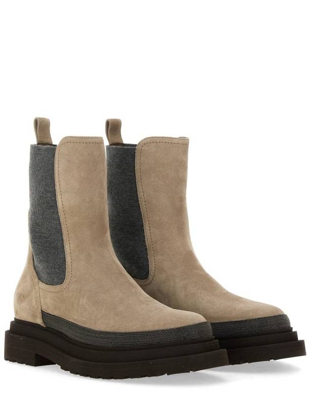 Brunello Cucinelli Suede Chelsea Boot - BRUNELLO CUCINELLI - BALAAN 2