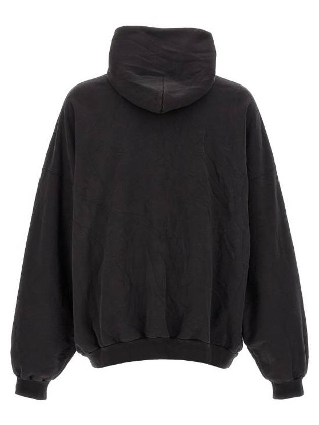 Paris logo print hooded sweatshirt - BALENCIAGA - BALAAN 3