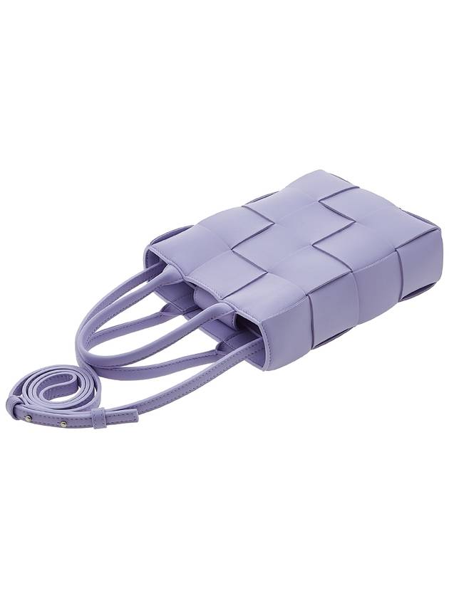 Small Cassette Tote Bag Purple - BOTTEGA VENETA - BALAAN 5