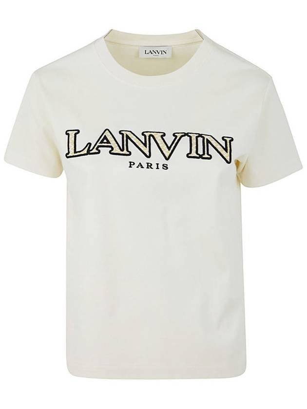 T-shirt RWTS0030J207E23 012 MILK - LANVIN - BALAAN 2