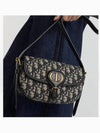 Bobby East West Bag Blue Oblique Jacquard M9335UTZQ M928 - DIOR - BALAAN 4