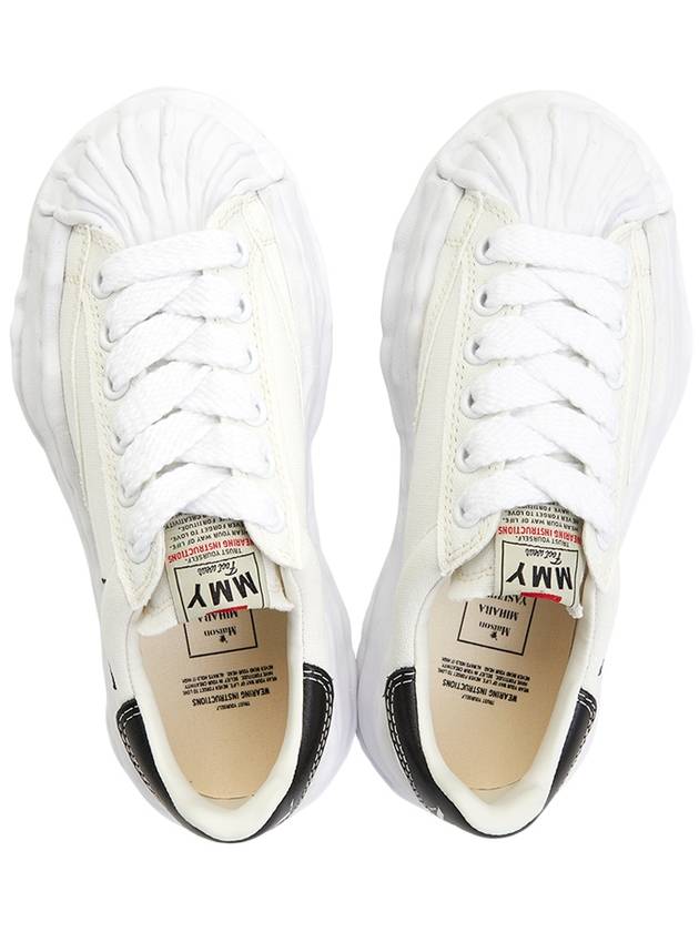 Blakey OG Sole Canvas Low Top Sneakers White - MAISON MIHARA YASUHIRO - BALAAN 3