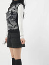 Winter women s golf wear knit vest rounding look BT camo - TEE AND - BALAAN 3