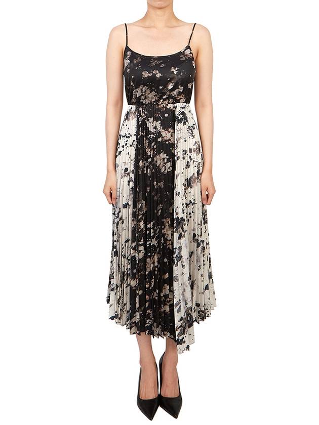 Women's Leo and Kia Long Dress Black Stone - ALLSAINTS - BALAAN 8