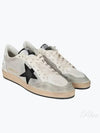 Ball Star Suede Star Laminate Low Top Sneakers Grey - GOLDEN GOOSE - BALAAN 2