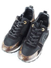 LV Runaway Gold Sneakers Black 34 210 - LOUIS VUITTON - BALAAN 1