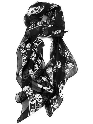 Women s Skull Scarf 270915 - ALEXANDER MCQUEEN - BALAAN 1