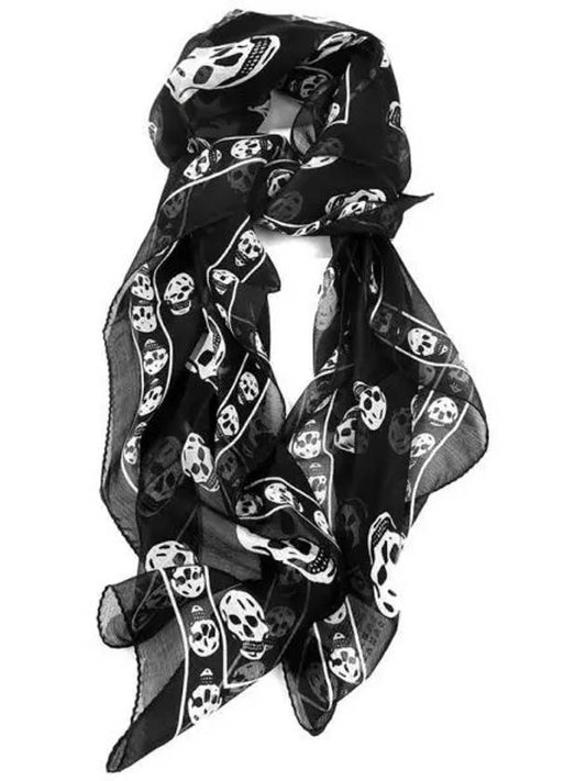 Women s Skull Scarf 270915 - ALEXANDER MCQUEEN - BALAAN 1