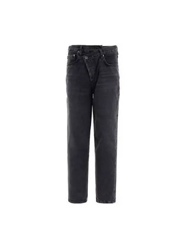 pants women cross denim black - AGOLDE - BALAAN 1