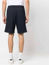 Men's Logo Drawstring Waist Track Shorts Dark Navy - A.P.C. - BALAAN 5