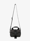 Women's Recycled Tech Mini Cross Bag Black - GANNI - BALAAN 2