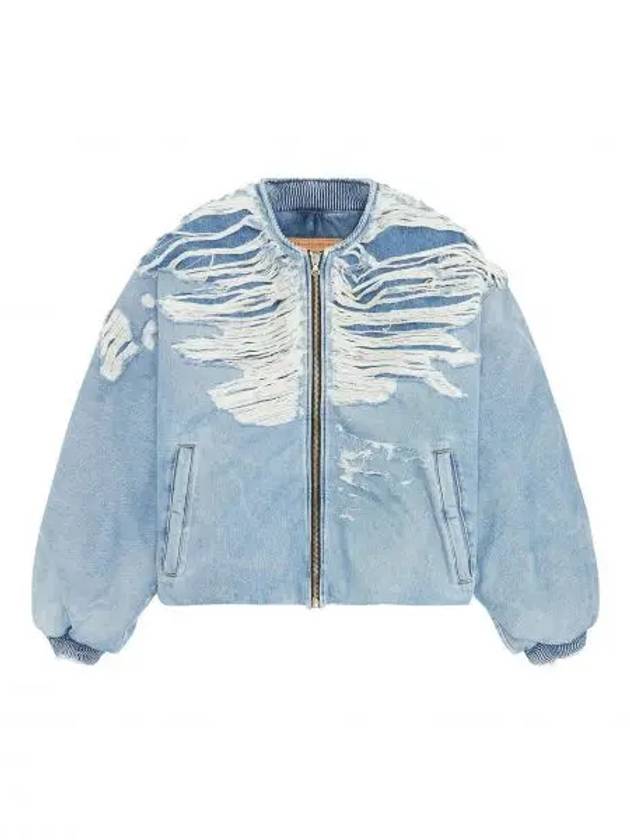 Men's D-Day-C Denim Jacket Light Blue - DIESEL - BALAAN 2