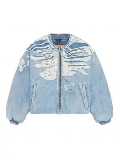 Men's D-Day-C Denim Jacket Light Blue - DIESEL - BALAAN 2