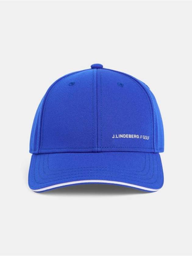 Sunny Logo Print Polyester Twill Ball Cap Blue - J.LINDEBERG - BALAAN 2