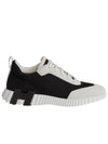 Bouncing Sneakers Mesh Suede Goatskin & Noir Blanc - HERMES - BALAAN 2