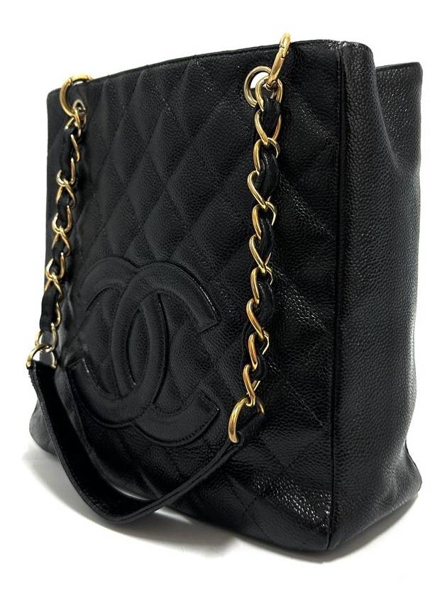 Caviar Petit Shopping Shoulder Bag - CHANEL - BALAAN 3