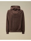 Reverse Brushed Emerized Diagonal Fleece Mixed Hoodie Purple - CP COMPANY - BALAAN 2