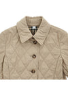 quilted padded jacket beige - BURBERRY - BALAAN.