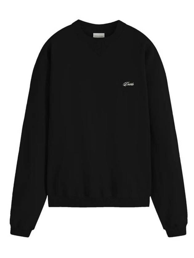 Logo Cotton Sweatshirt Black - DROLE DE MONSIEUR - BALAAN 1