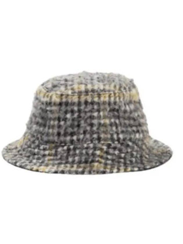 Prenzlauer Houndstooth Bucket Hat Grey - OUR LEGACY - BALAAN 1