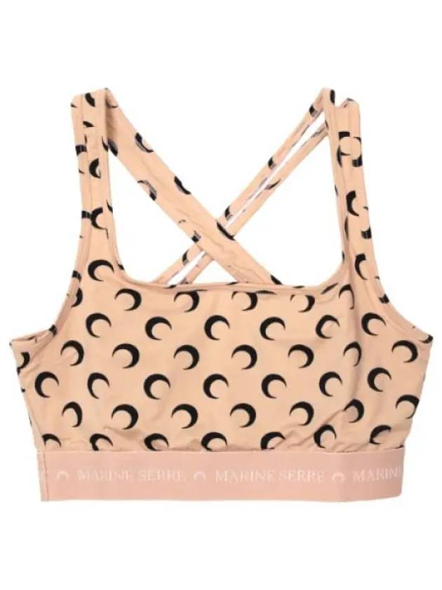 All Over Moon Jersey Sports Bra - MARINE SERRE - BALAAN 1