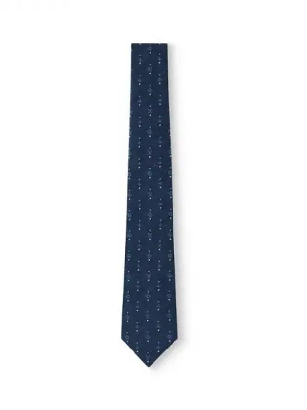 Men's Dot On Eclipse Tie Navy - LOUIS VUITTON - BALAAN 2