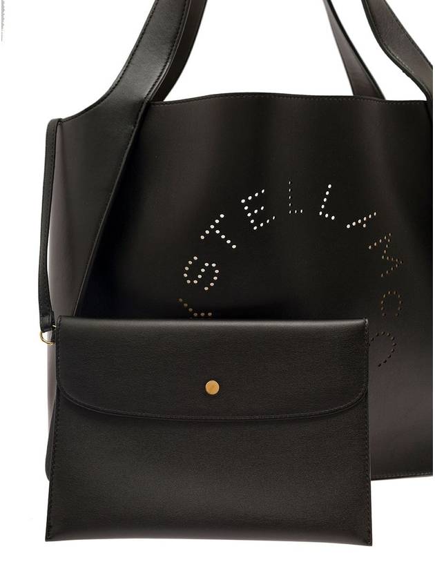 Stella Logo Tote Bag Black - STELLA MCCARTNEY - BALAAN 6