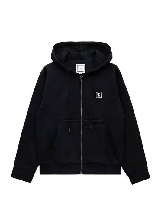 Back logo hooded zip up black - WOOYOUNGMI - BALAAN 1