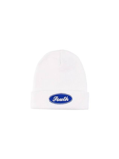 Circle Logo Beanie White 23FW022 - APEX DESIGN - BALAAN 1