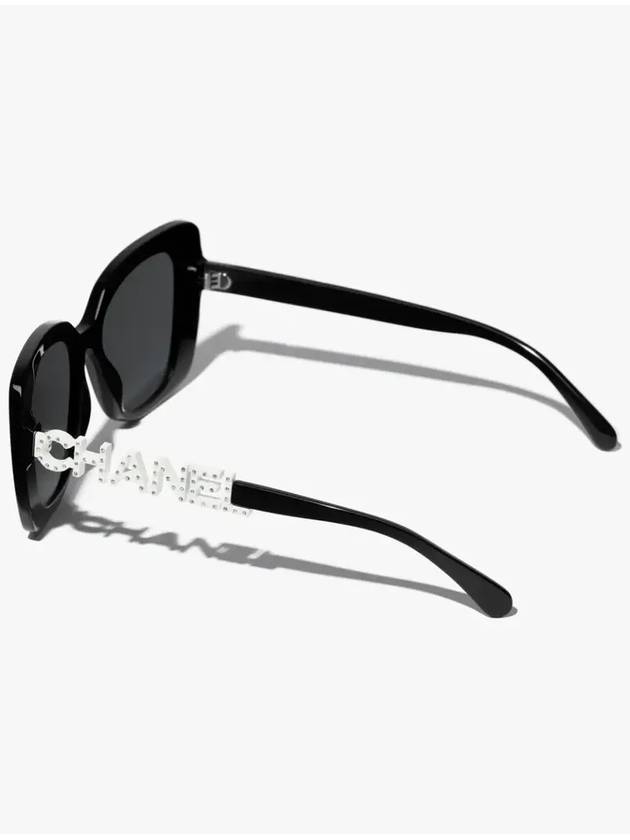 Eyewear Logo Square Sunglasses Black - CHANEL - BALAAN 6