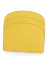 Demi Lune Card Wallet Yellow - A.P.C. - BALAAN 4