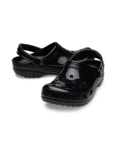 CLASSIC HIGH SHINE CLOG BK 24SUCL209609 - CROCS - BALAAN 1