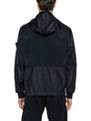 Nylon Metal Windbreaker Navy - STONE ISLAND - BALAAN 5