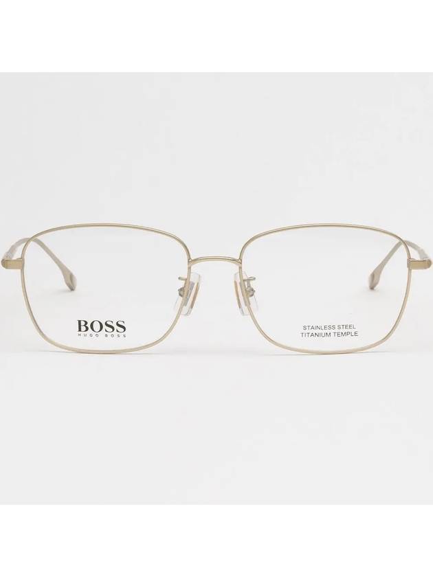 Hugo Boss titanium glasses frame BOSS1297F AOZ light gold - HUGO BOSS - BALAAN 3