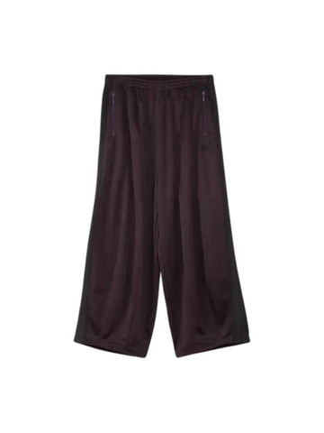 H.D Poly Smooth Track Wide Pants Dark Purple - NEEDLES - BALAAN 1