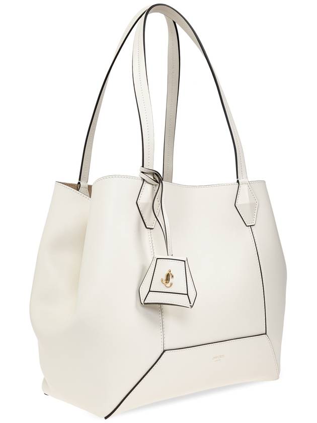 Jimmy Choo 'Diamond Medium' Shopper Bag, Women's, Cream - JIMMY CHOO - BALAAN 4