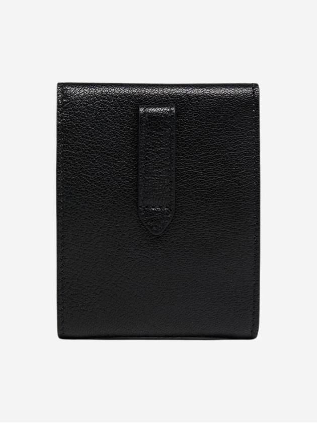 Contrast Stitch Halfwallet Black - MAISON MARGIELA - BALAAN 4