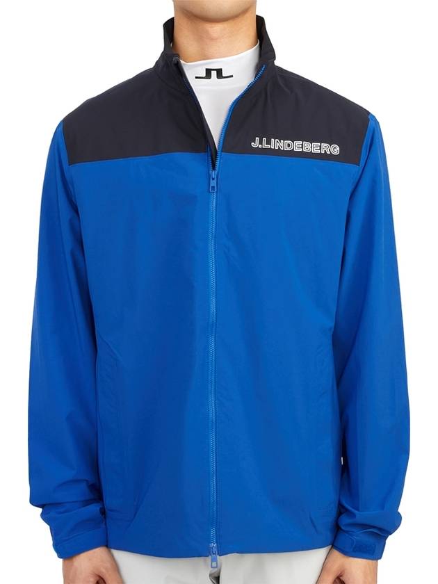 Men's Bridge Lane Zip-up Jacket Blue - J.LINDEBERG - BALAAN 3