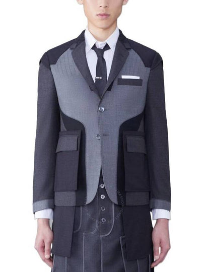 Fit 1 Twill Blazer MJC392C00626 - THOM BROWNE - BALAAN 2