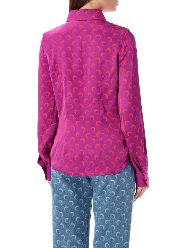 Moon print flou blouse - MARINE SERRE - BALAAN 2