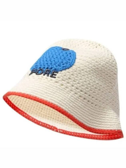 Circle Crochet Bucket Hat White - G/FORE - BALAAN 2