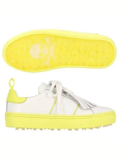 Contrast Accent Kiltie Durf Golf Spikeless Yellow White - G/FORE - BALAAN 2