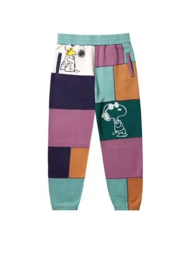 Peanuts Awake New York Patchwork Sweatpants Multi - AWAKE NY - BALAAN 1