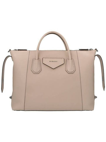 Antigona Soft Medium Tote Bag Beige - GIVENCHY - BALAAN 1