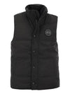 Garson Label Vest Black - CANADA GOOSE - BALAAN 1