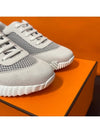 Women's Bouncing Sneakers Gray Mesh H Beige Twotone - HERMES - BALAAN 5